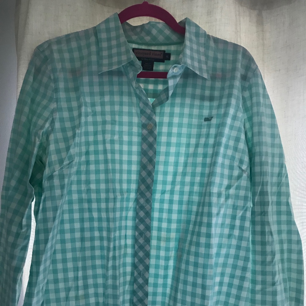 Vineyard Vines Gingham Button Down